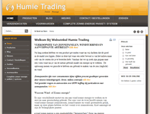 Tablet Screenshot of humietrading.nl